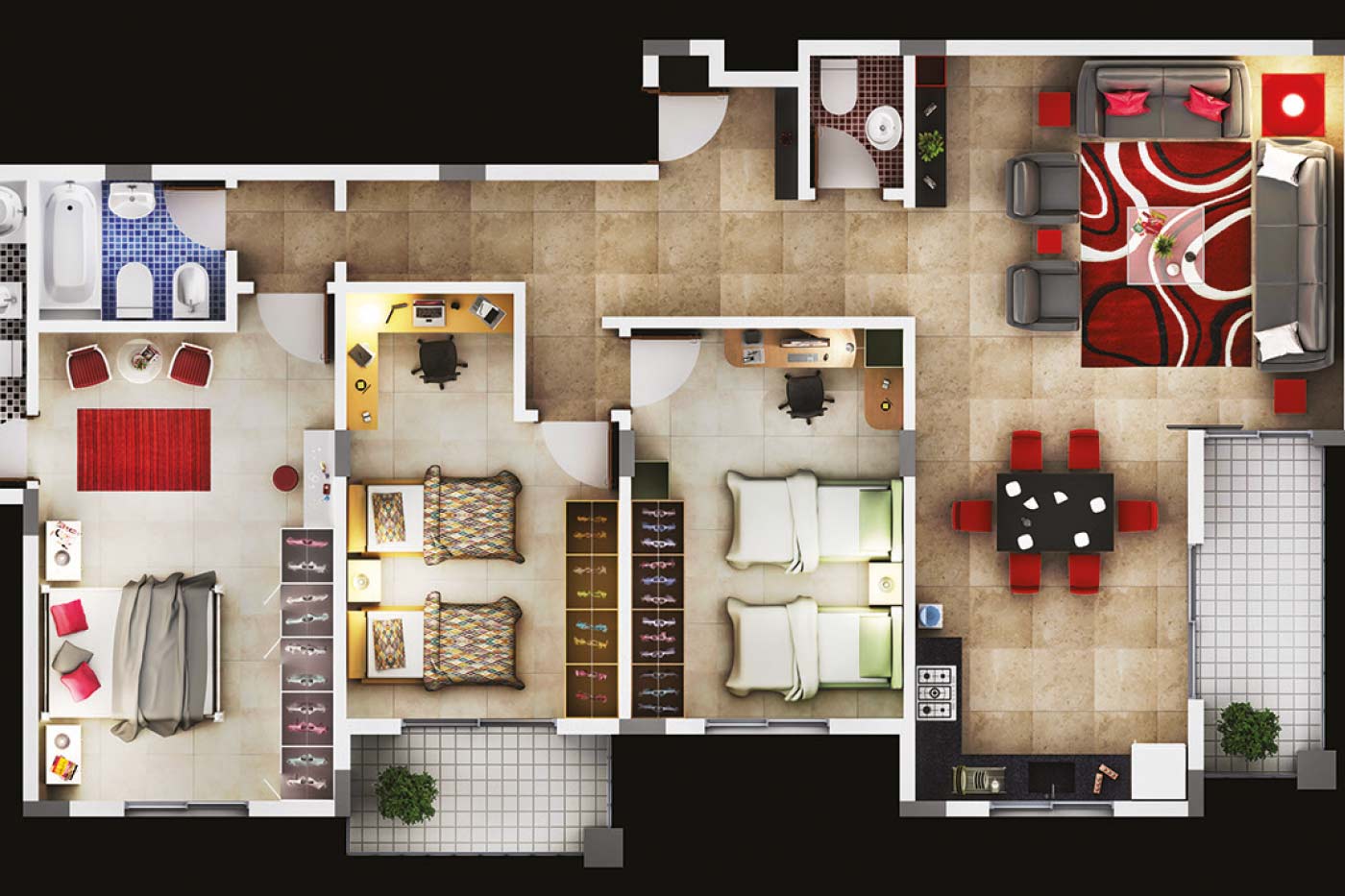 Villa Florina - Luxury Residential Building Map